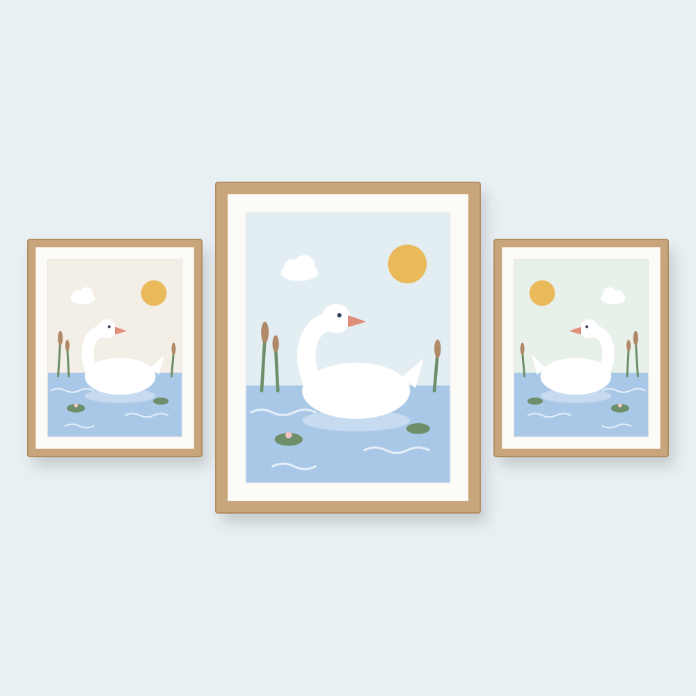 Lago · Composición de pared
