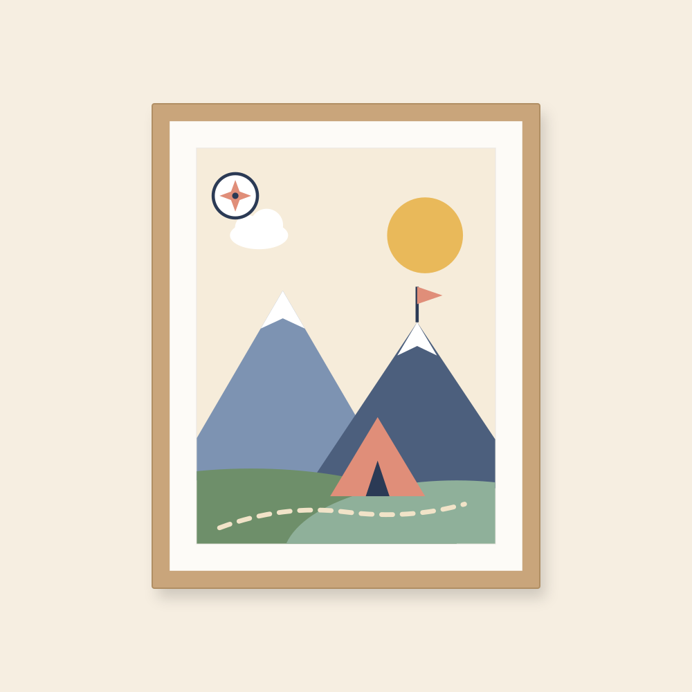 Aventura · Framed print