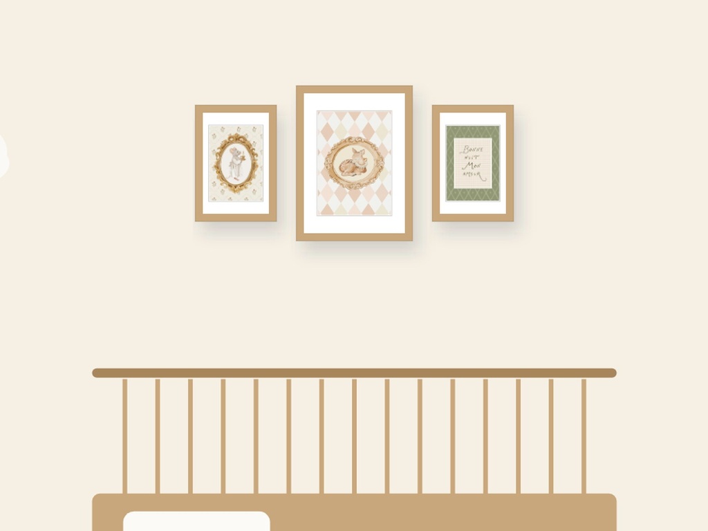 Composición de pared