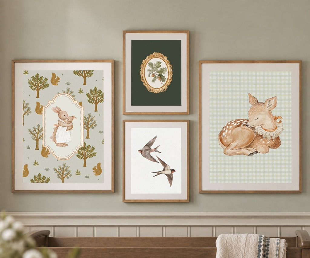 Bosque encantado · En la pared