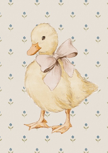 Patito con moño grande