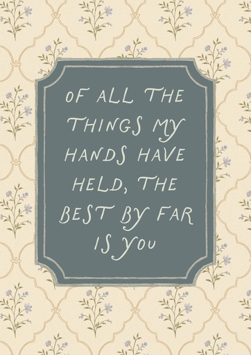 The best by far is you